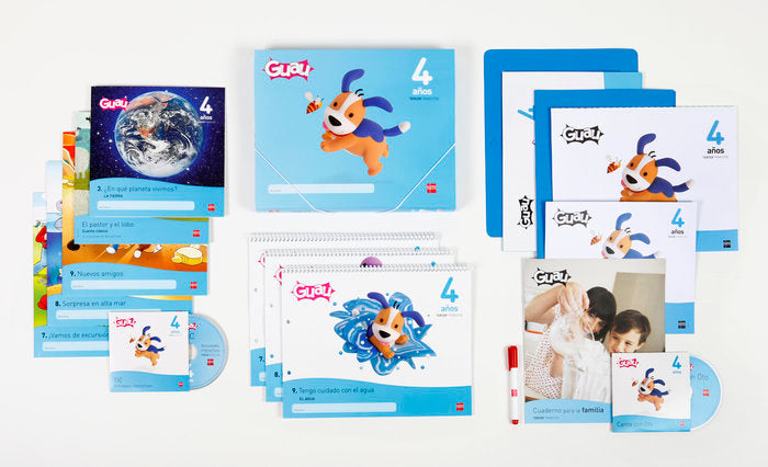 GUAU 4AÑOS 3oTRIMESTRE 13 MEC SMGLO04EI | AA,VV | 9788467554212 (Sm) Imagen principal del producto