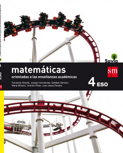 Matemáticas Académicas 4º ESO Savia 2016 (Sm) - 9788467586930 Imagen principal del producto