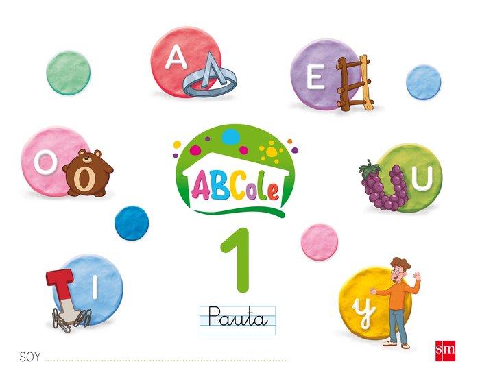 CUADERNO LECTOESCRITURA 1 ABCOLE 17 3 AÑOS PAUTA | Varios Autores | 9788467592207 (Sm) Imagen principal del producto