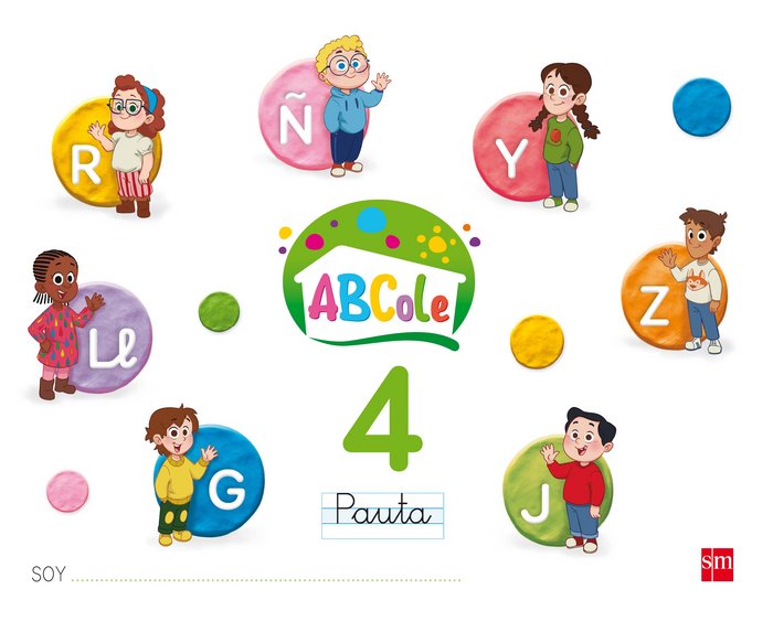 CUADERNO LECTOESCRITURA 4 ABCOLE 17 5 AÑOS PAUTA | AA,VV | 9788467592245 (Sm) Imagen principal del producto