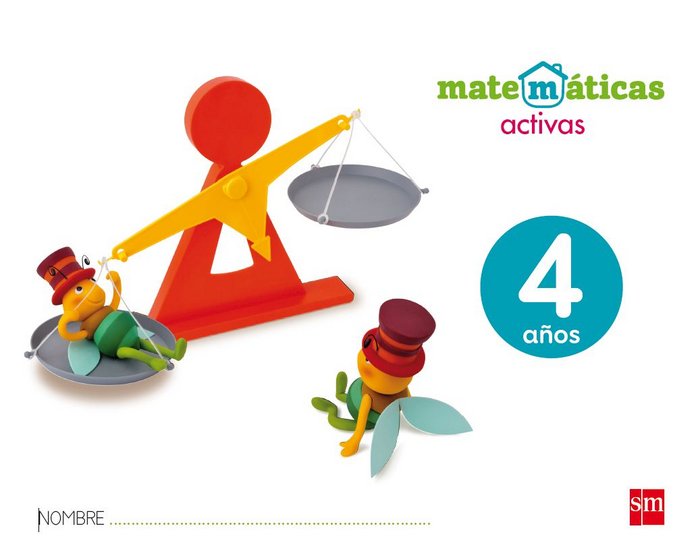 MATEMATICAS ACTIVAS 4AÑOS 17 | AA,VV | 9788467592276 (Sm) Imagen principal del producto