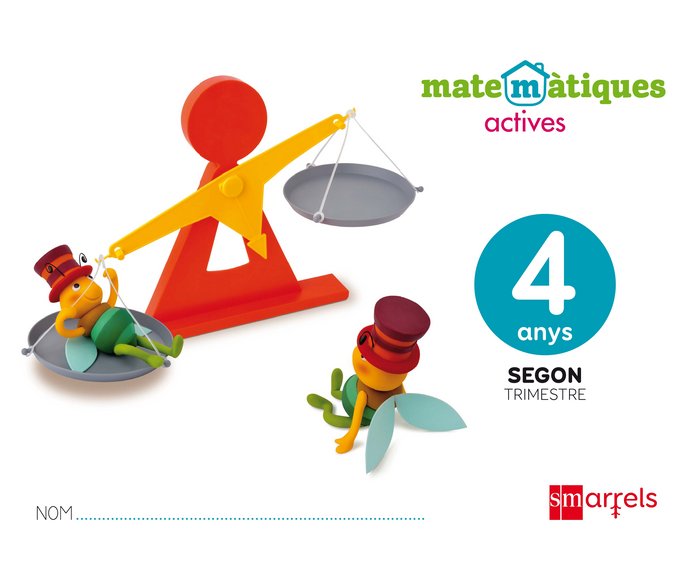 MATEMATIQUES ACTIVES, 4 ANYS | BERNABEU RUIZ, JAVIER | 9788467593884 (Sm)