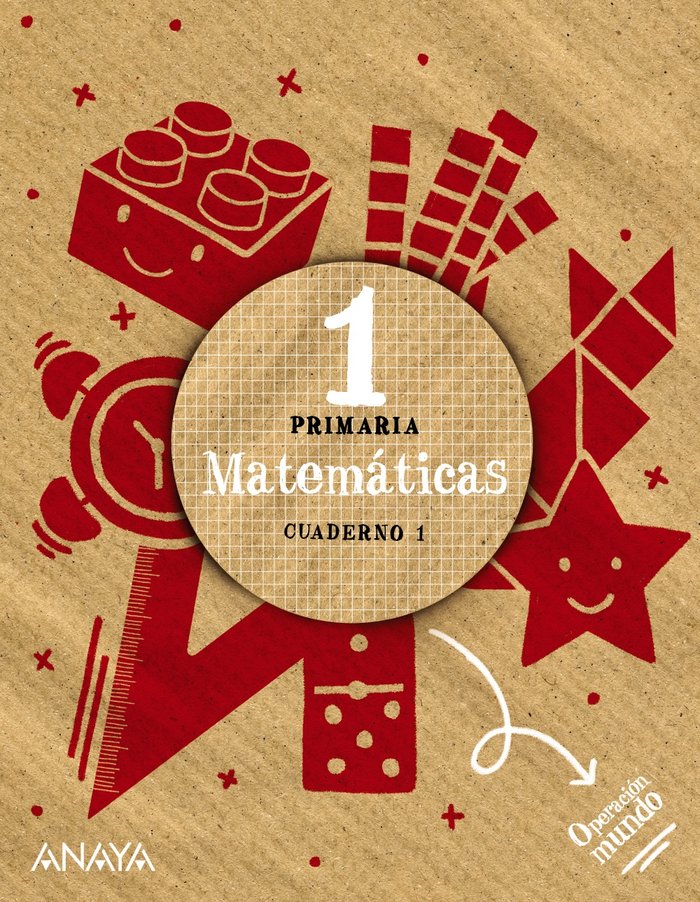 MATEMATICAS 1oEP CUAD,1 CUADRICULA OPERACION MUNDO 23 | AA,VV | 9788467803259 (Anaya Texto)