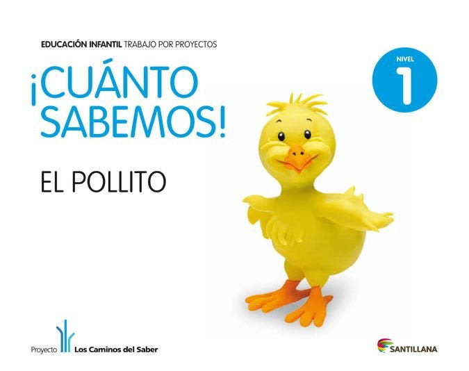 CUANTO SABEMOS 5 EL POLLITO 3AÑOS 2011 SANVAR03EI | Varios Autores | 9788468002187 (Santillana) Imagen principal del producto