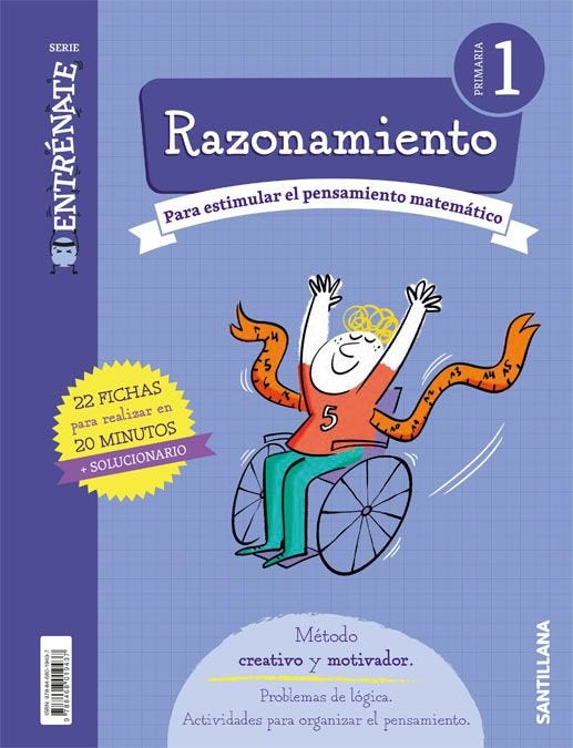 CUADERNO RAZONAMIENTO 1oEP ENTRENATE 18 | AA,VV | 9788468019437 (Santillana) Imagen principal del producto