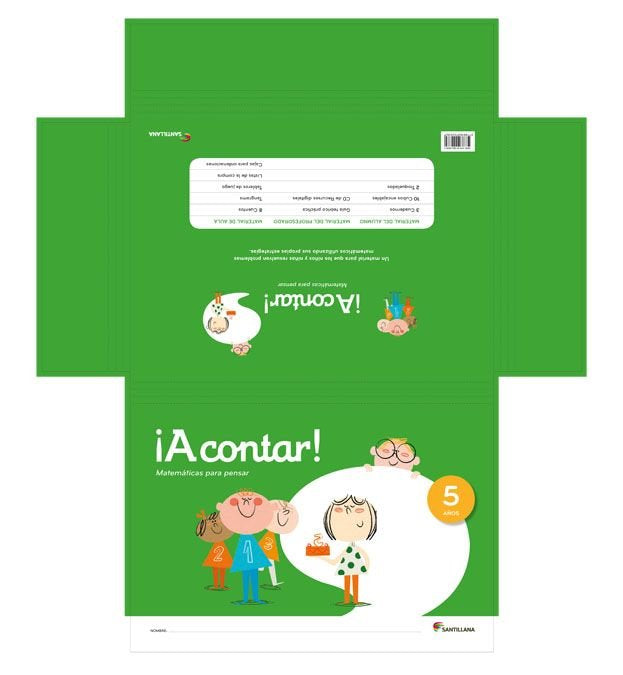 MATEMATICAS A CONTAR 5AÑOS EI 15 MATEMAT,P,PENSAR SANMAT05EI | AA,VV | 9788468029382 (Santillana) Imagen principal del producto