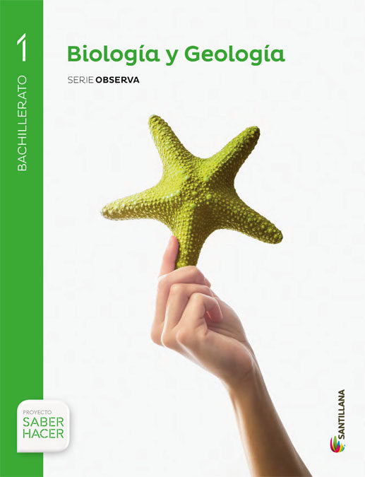 ✅ BIOLOGIA GEOLOGIA 1ºNB SABER HACER 15 SANBYG41NB - 9788468033075 Imagen principal del producto