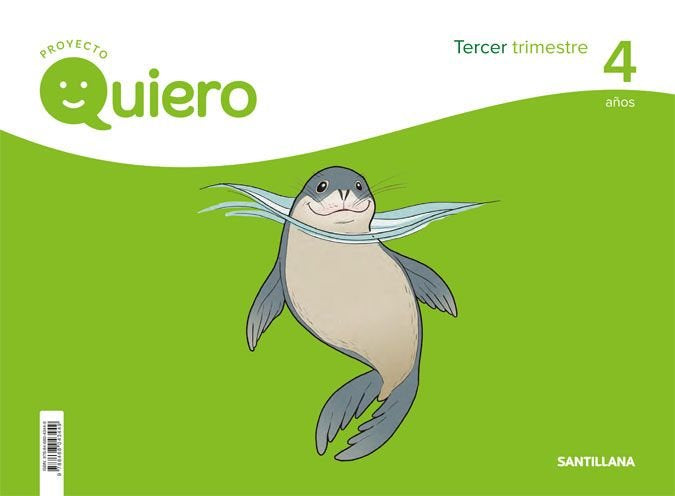QUIERO 4AÑOS 3oTRIMESTRE 18 | AA,VV | 9788468043449 (Santillana) Imagen principal del producto