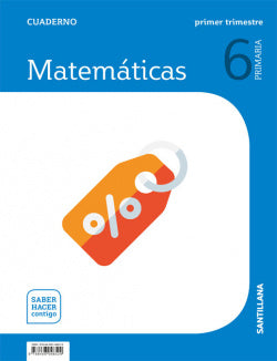 Cuaderno Matemáticas 1-6ºprimaria. Saber Hacer Contigo 2019 Imagen principal del producto