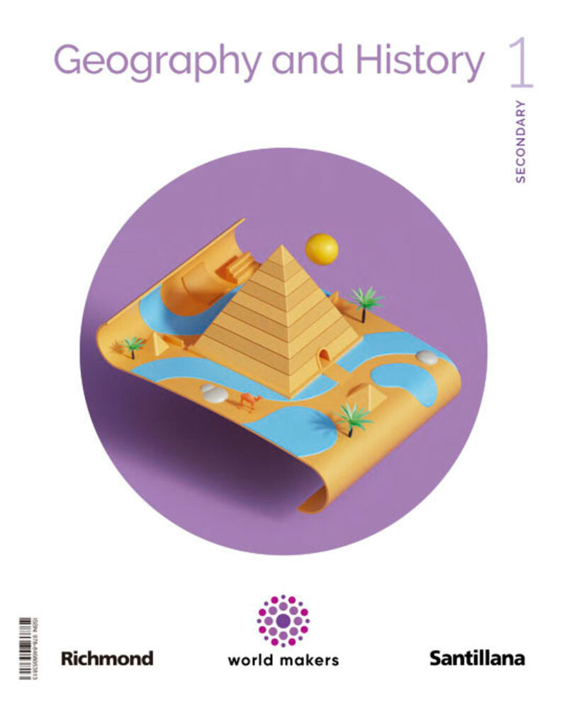 ✅ GEOGRAPHY & HISTORY 1º ESO MAKING WORLDS ED 2022 (edición en inglés),GEOGRAFÍA E HISTORIA, 1º ESO, bilingüe - 9788468053813 Imagen principal del producto