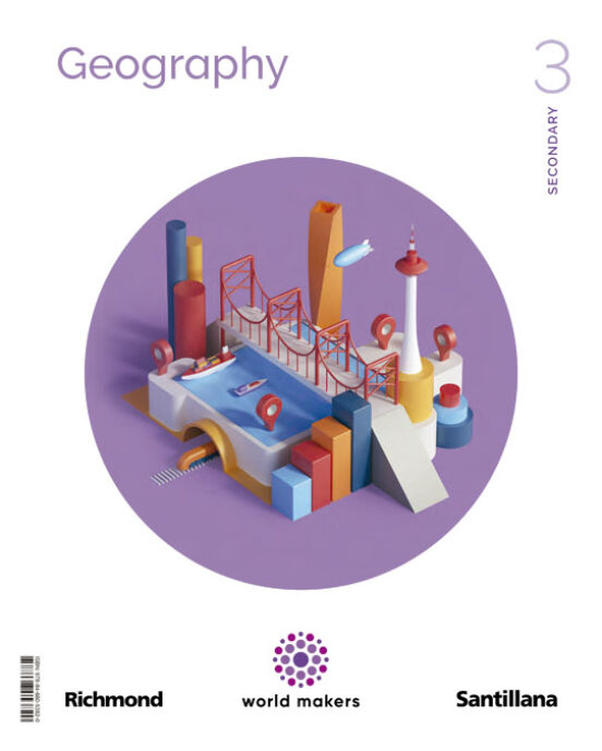 ✅ GEOGRAPHY 3º ESO MAKING WORLDS ED 2022 (edición en inglés) VV.AA. SANTILLANA - 9788468053820 Imagen principal del producto