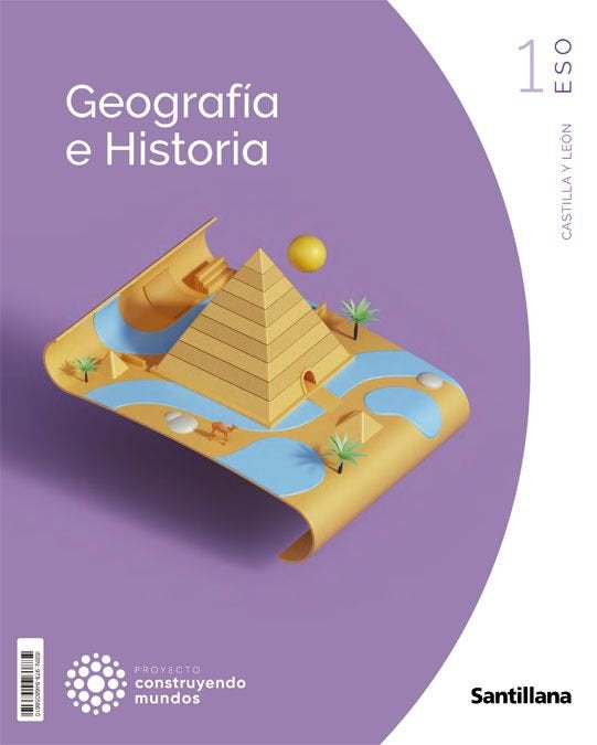 GEOGRAFIA E HISTORIA C-LEÓN 1ºESO CONSTRUYENDO MUNDOS | Varios autores | 9788468058610 (SANTILLANA) Imagen principal del producto