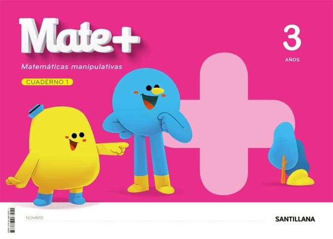 MATE+ MATEMATICAS CUADERNO 3AÑOS 21 TALLERES | Varios Autores | 9788468063911 (Santillana)