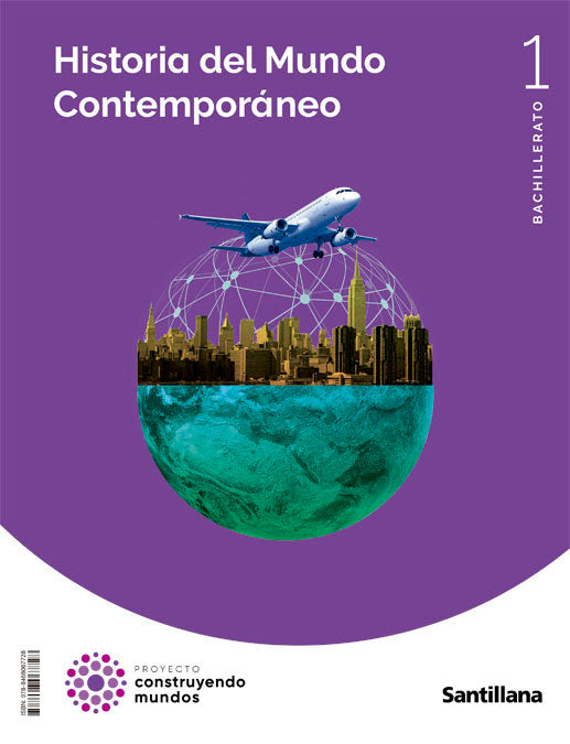 ✅ HISTORIA MUNDO CONTEMPORANEO 1ºNB 22 CONSRUYENDO MUNDOS - 9788468067728 Imagen principal del producto