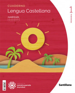 Cuaderno Lengua 1ºprimaria Cuadrícula. Construyendo Mundos 2022 Imagen principal del producto