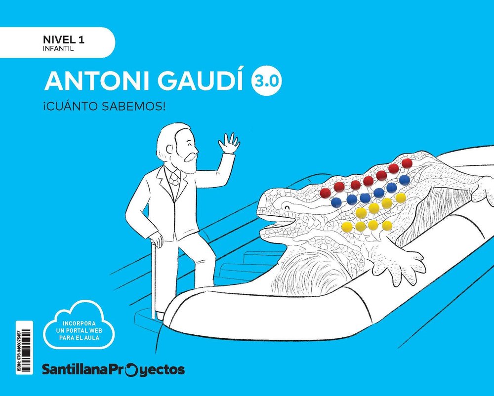 CUANTO SABEMOS 3,0 1 GAUDI 3AÑOS 24 | Varios Autores | 9788468075457 (Santillana) Imagen principal del producto