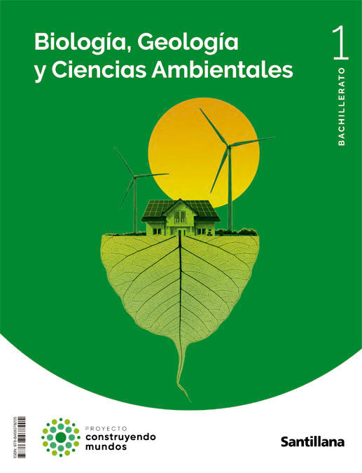 ✅ BIOLOGIA GEOLOGIA C,MEDIOAMB, 1ºNB 22 CONSTRUYENDO MUNDOS I AA,VV I SANTILLANA I 9788468078205
