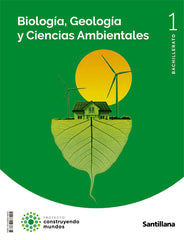 ✅ BIOLOGIA GEOLOGIA C,MEDIOAMB, 1ºNB 22 CONSTRUYENDO MUNDOS I AA,VV I SANTILLANA I 9788468078205