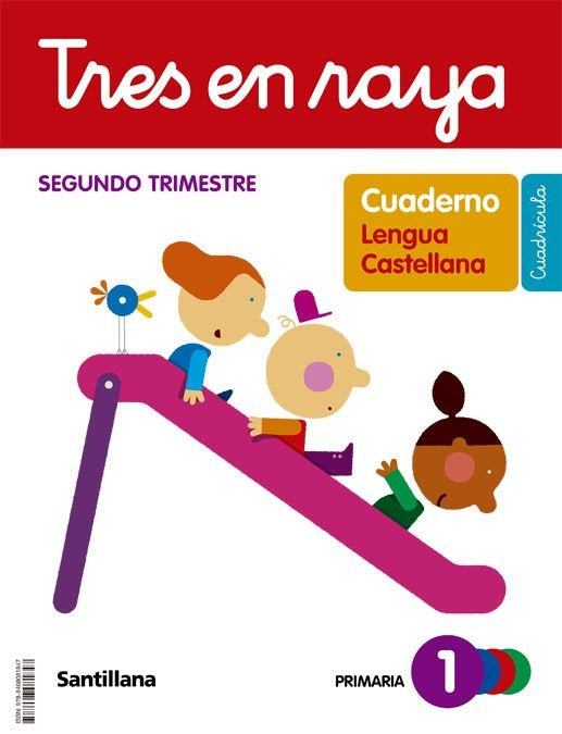CUAD,LENGUA 2 1oEP CUADRICULA 22 TRES EN RAYA | AA,VV | 9788468081847 (Santillana)