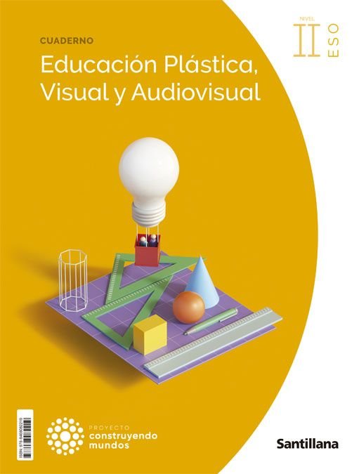 CUADERNO EDUCACION PLASTICA, VISUAL Y AUDIOVISUAL II ESO CONSTRUYENDO MUNDOS | Varios autores | 9788468082219 (SANTILLANA) Imagen principal del producto