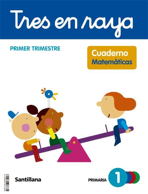 CUAD,MATEMATICAS 1 1oEP 22 TRES EN RAYA | AA,VV | 9788468085418 (Santillana)