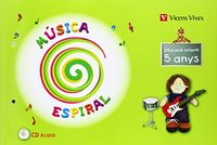 ESPIRAL MAGICA, MUSICA 5-6 ANYS | PEREZ CALAFELL, MATILDE | 9788468200026 (Vicens Vives) Imagen principal del producto