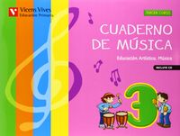 Cuaderno Música 3º EP +cd 15 VICMU13EP (Vicens Vives) - 9788468214184 Imagen principal del producto