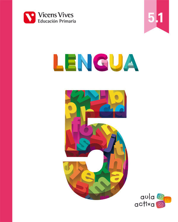 Lengua 5º EP Pauta 5, 1-5, 2-5, 3 MEC 14 Aula Activa VICLEN15EP (Vicens Vives) - 9788468214566 Imagen principal del producto
