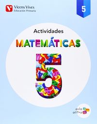 Cuaderno Matemáticas 5º EP 5, 1-5, 2-5, 3 MEC 14 Aula VICMAT15EP (Vicens Vives) - 9788468214702 Imagen principal del producto