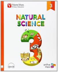 Natural Science 3 3º EP St+cd 14 MEC VICCN13EP (Vicens Vives) - 9788468215617 Imagen principal del producto
