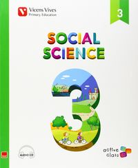 Social Science 3 3º EP St+cd 14 MEC VICCSO13EP (Vicens Vives) - 9788468215679 Imagen principal del producto