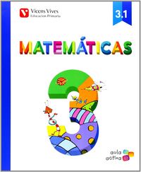 Matemáticas 3º EP 3, 1-3, 2-3, 3 MEC 14 Aula Activa VICMAT13EP (Vicens Vives) - 9788468220505 Imagen principal del producto