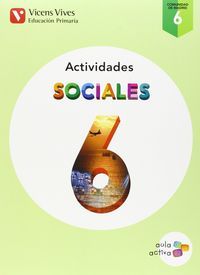 Cuaderno Sociales 6º EP Madrid 15 Aula Activa VICCSO16EP (Vicens Vives) - 9788468229720 Imagen principal del producto