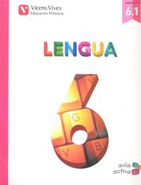 Lengua 6º EP Trimestres Andalucía 15 Aula Activa VICLEN16EP (Vicens Vives) - 9788468230832 Imagen principal del producto