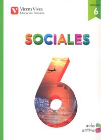 Sociales 6º EP Trimestres Andalucía 15 Aula Activa VICCSO16EP (Vicens Vives) - 9788468230849 Imagen principal del producto