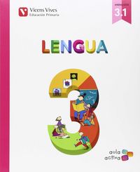 Lengua 3º EP Trimestres Andalucía 15 Aula Activa VICLEN13EP (Vicens Vives) - 9788468231327 Imagen principal del producto