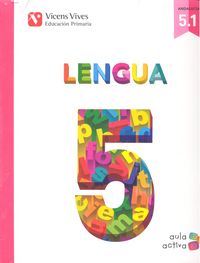 Lengua 5º EP Trimestres Andalucía 15 Aula Activa VICLEN15EP (Vicens Vives) - 9788468231334 Imagen principal del producto