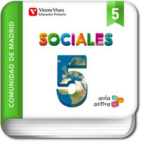 Cuaderno Sociales 5º EP Madrid 15 Aula Activa (Vicens Vives) - 9788468231563 Imagen principal del producto