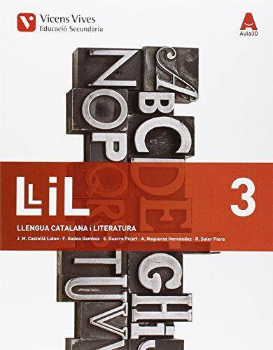 Llengua 3º ESO Catalan 15 Aula 3D (Vicens Vives) - 9788468231860 Imagen principal del producto