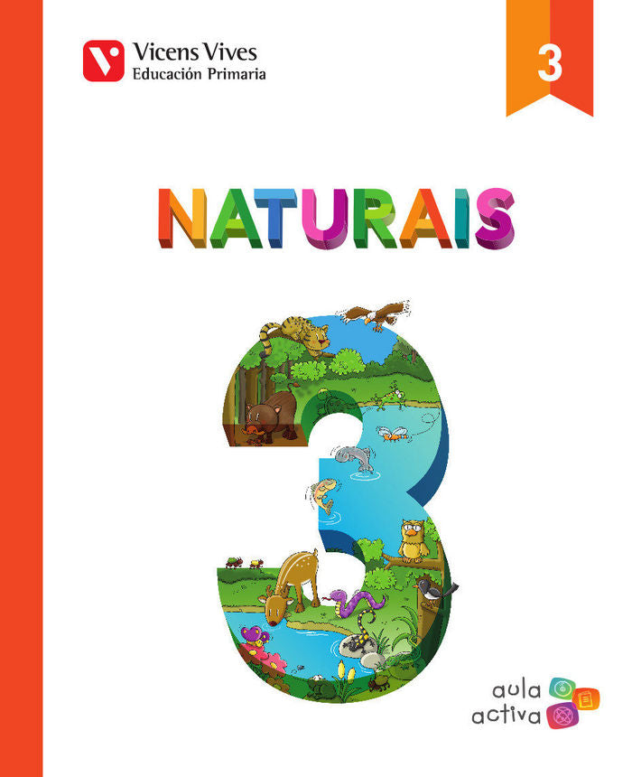 Ciencias Naturais 3º EP Galego 15 Aula Activa (Vicens Vives) - 9788468234588 Imagen principal del producto