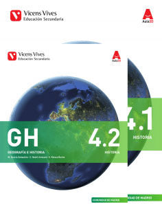 Historia 4º ESO 4, 1/4, 2 Madrid 16 Aula 3D (Vicens Vives) - 9788468237152 Imagen principal del producto