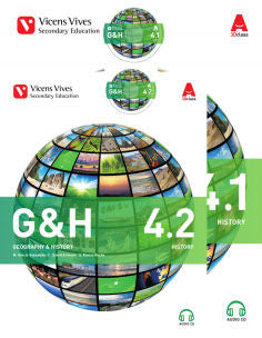 Geography and History 4º ESO 4, 1/4, 2 CD 16 Aula 3D (Vicens Vives) - 9788468238227 Imagen principal del producto