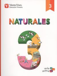 Naturales 3º EP Asturias 16 Aula Activa (Vicens Vives) - 9788468238395 Imagen principal del producto