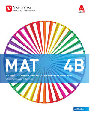 Matemáticas 4º ESO CCSS Andalucía Aula 3D 17 (Vicens Vives) - 9788468239392 Imagen principal del producto