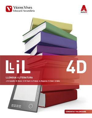 Llengua 4º ESO Diversitat Valencia 16 Aula 3D (Vicens Vives) - 9788468239644 Imagen principal del producto