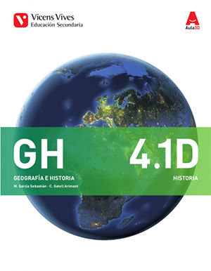 Cuaderno Geografía Historia 4º ESO 4, 1/4, 2 16 Aula 3D (Vicens Vives) - 9788468240978 Imagen principal del producto