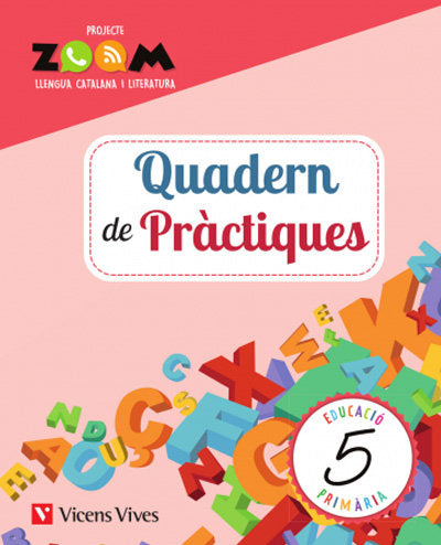Llengua Quadern 5º EP Catalan 20 Zoom (Vicens Vives) - 9788468242804 Imagen principal del producto