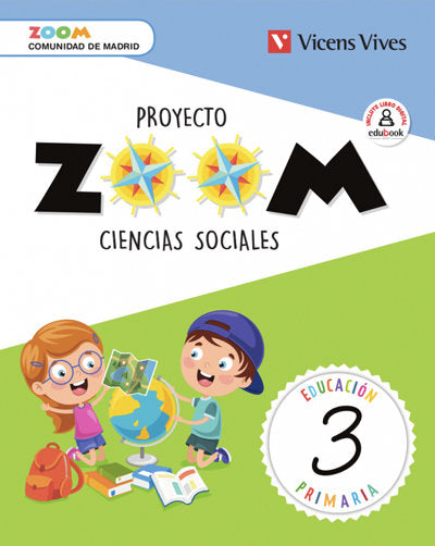 Ciencias Sociales 3º EP Madrid 19 Zoom (Vicens Vives) - 9788468249834 Imagen principal del producto