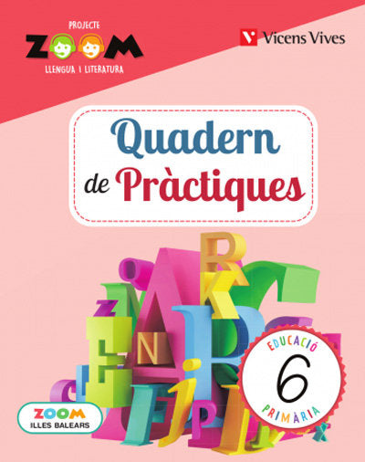 Llengua Quadern 6º EP Baleares 20 Zoom (Vicens Vives) - 9788468250106 Imagen principal del producto