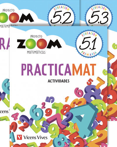 Practicamat 5º EP Comun Zoom 19 (Vicens Vives) - 9788468251646 Imagen principal del producto
